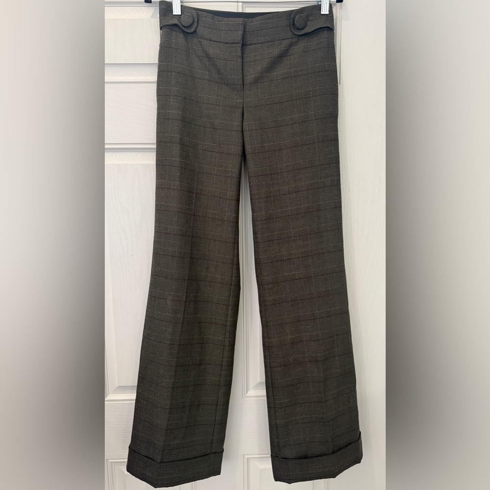 J. Crew Brown Plaid Women's Pants